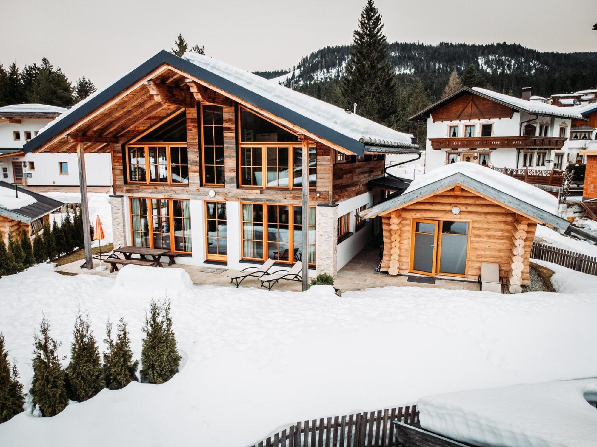 Chalets Im Weidach, Leutasch Exterior foto